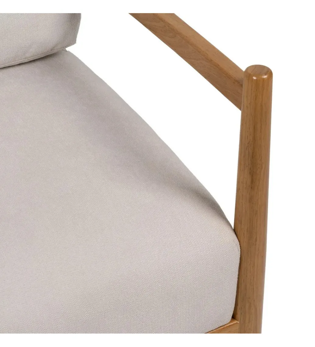 Fotel ZABERMA 88 cm naturalny biały*Zona-Design Best