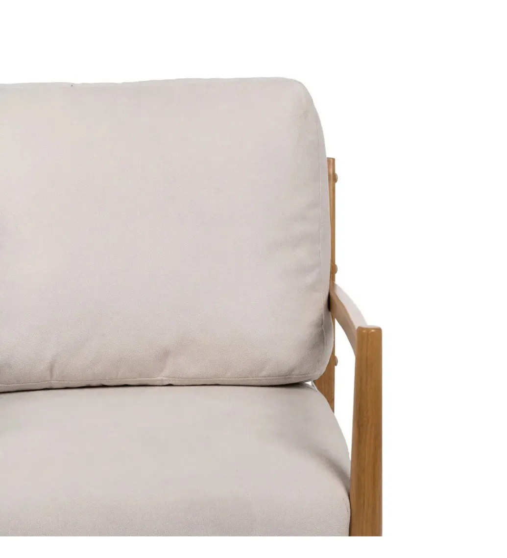 Fotel ZABERMA 88 cm naturalny biały*Zona-Design Best
