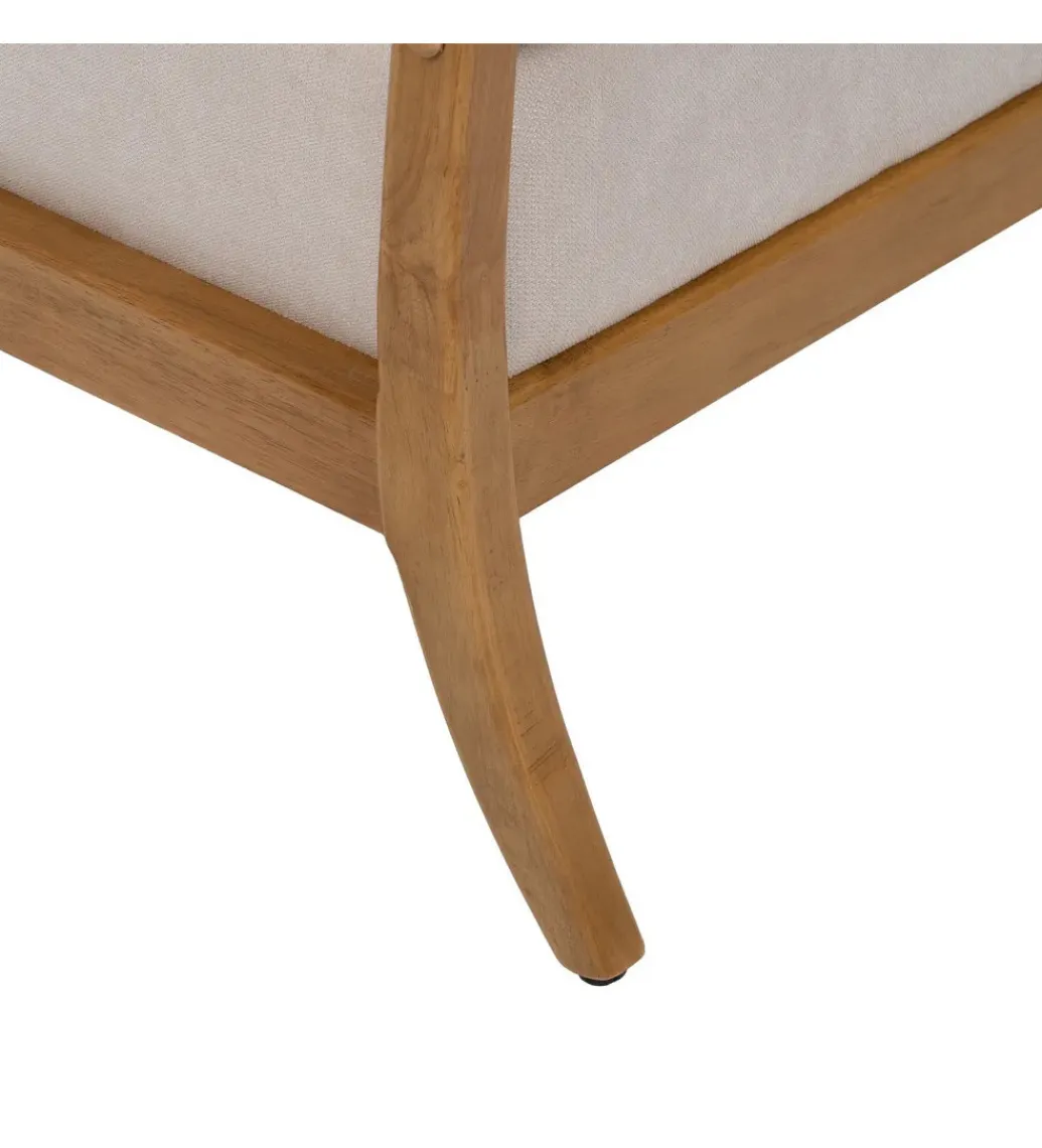 Fotel ZABERMA 88 cm naturalny biały*Zona-Design Best