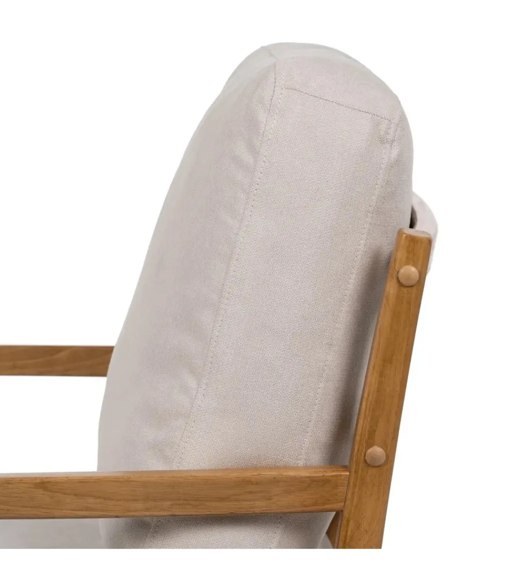 Fotel ZABERMA 88 cm naturalny biały*Zona-Design Best