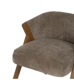 Fotel z drewna brzozowego MIZU Ciemno szare*Zona-Design