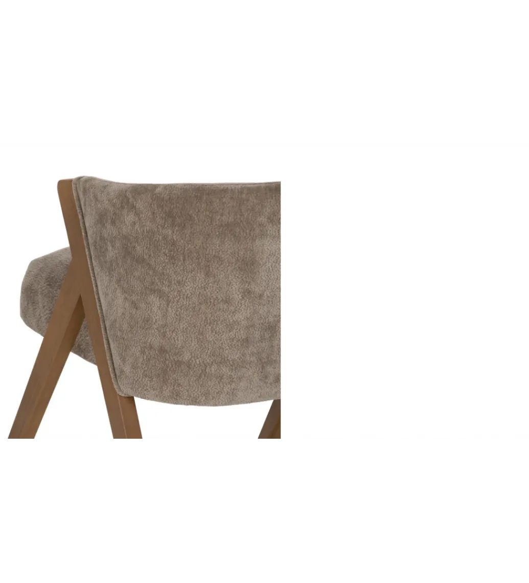 Fotel z drewna brzozowego MIZU Ciemno szare*Zona-Design