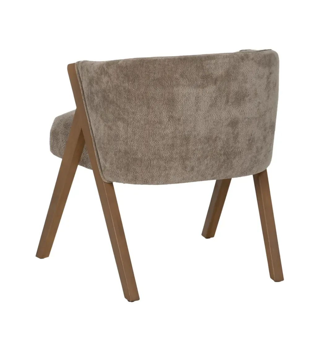 Fotel z drewna brzozowego MIZU Ciemno szare*Zona-Design