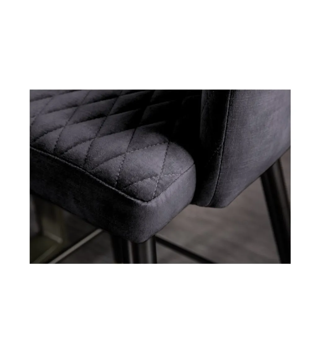 Hoker barowy ETIENNE Paris antracytowy*Invicta Interior Online