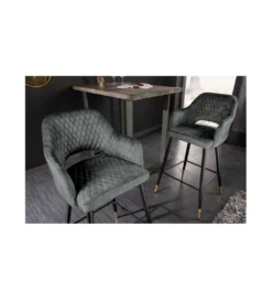 Hoker barowy ETIENNE Paris ciemnozielony*Invicta Interior Sale