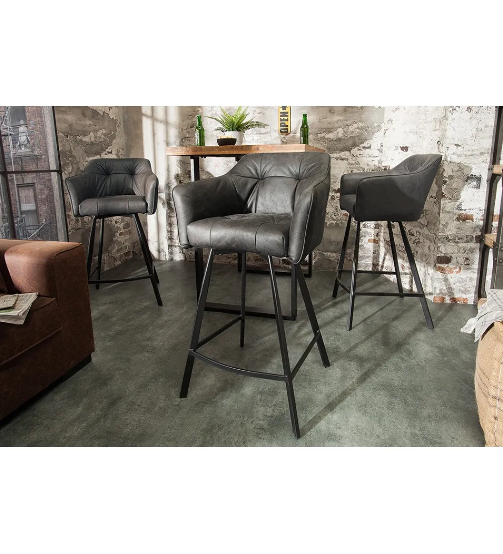 Hoker Loft Antyczny szary*Invicta Interior Online