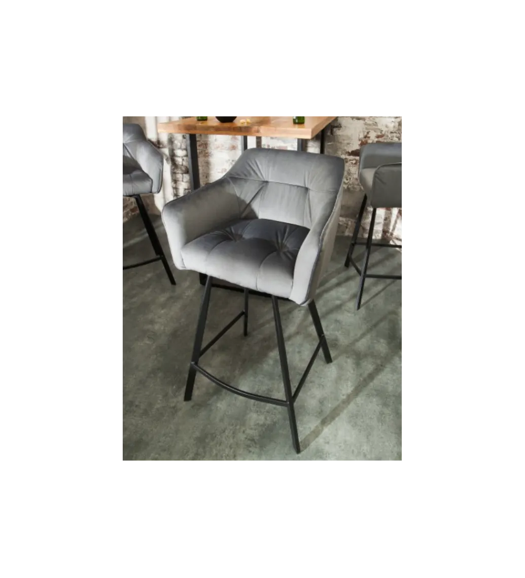 Hoker Loft srebrno szary*Invicta Interior New