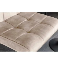 Hoker MODENA od 92 cm do 115 cm 360 stopni obrotu welwet champagne beżowy*Invicta Interior - przedsprzedaż Discount