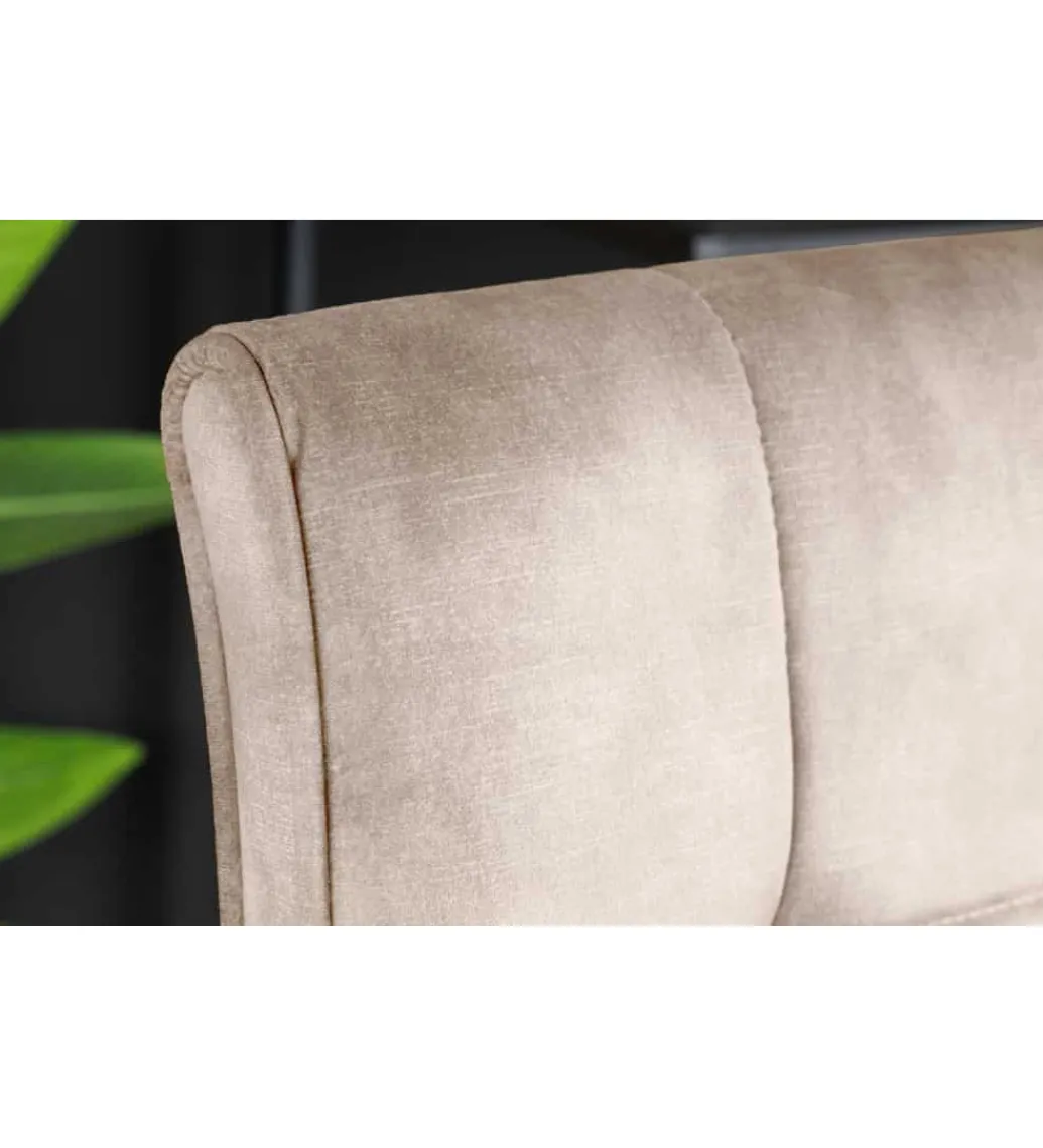 Hoker MODENA od 92 cm do 115 cm 360 stopni obrotu welwet champagne beżowy*Invicta Interior - przedsprzedaż Discount