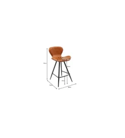 Hoker RUSTY 91 cm efekt skórzany*KARE