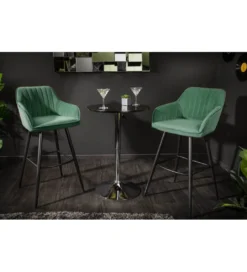 Hoker Turin szmaragdowo zielony aksamit*Invicta Interior Hot