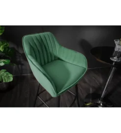 Hoker Turin szmaragdowo zielony aksamit*Invicta Interior Hot