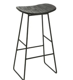 Hoker ZAMBIA drewno teak czarny*J-Line New