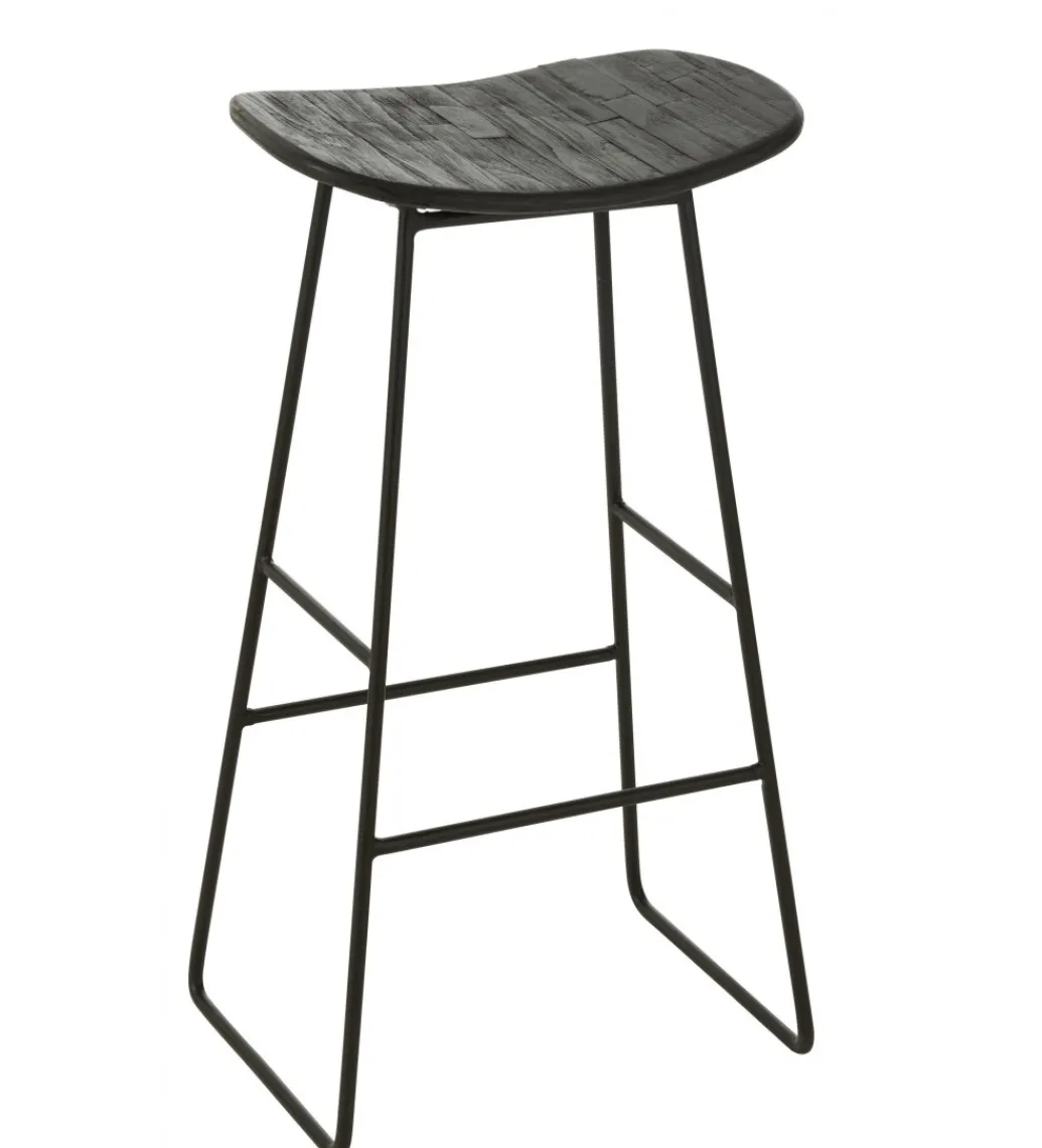 Hoker ZAMBIA drewno teak czarny*J-Line New
