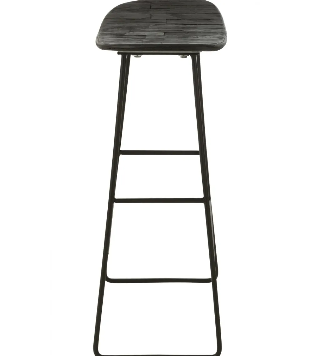 Hoker ZAMBIA drewno teak czarny*J-Line New