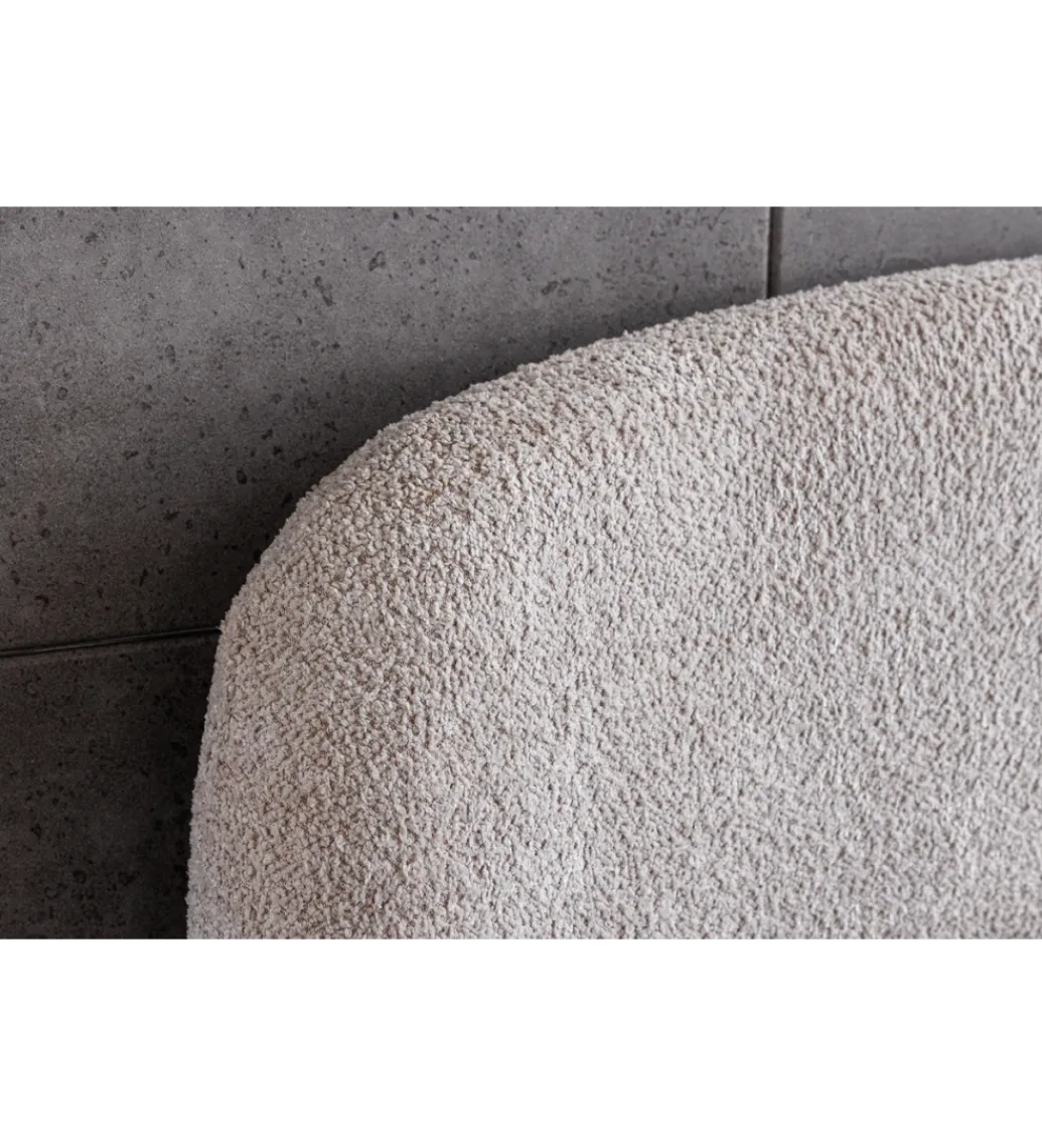 Łóżko ART DECO 180 x 200 cm bouclé beżowe*Invicta Interior Online