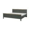 Łóżko EVORA 180 cm x 200 cm zielone z dodatkiem koloru dąb Lefkas*Helvetia Discount
