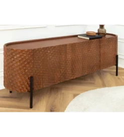 Komoda ADLON 180 cm drewno mango brązowa*Invicta Interior - przedsprzedaż