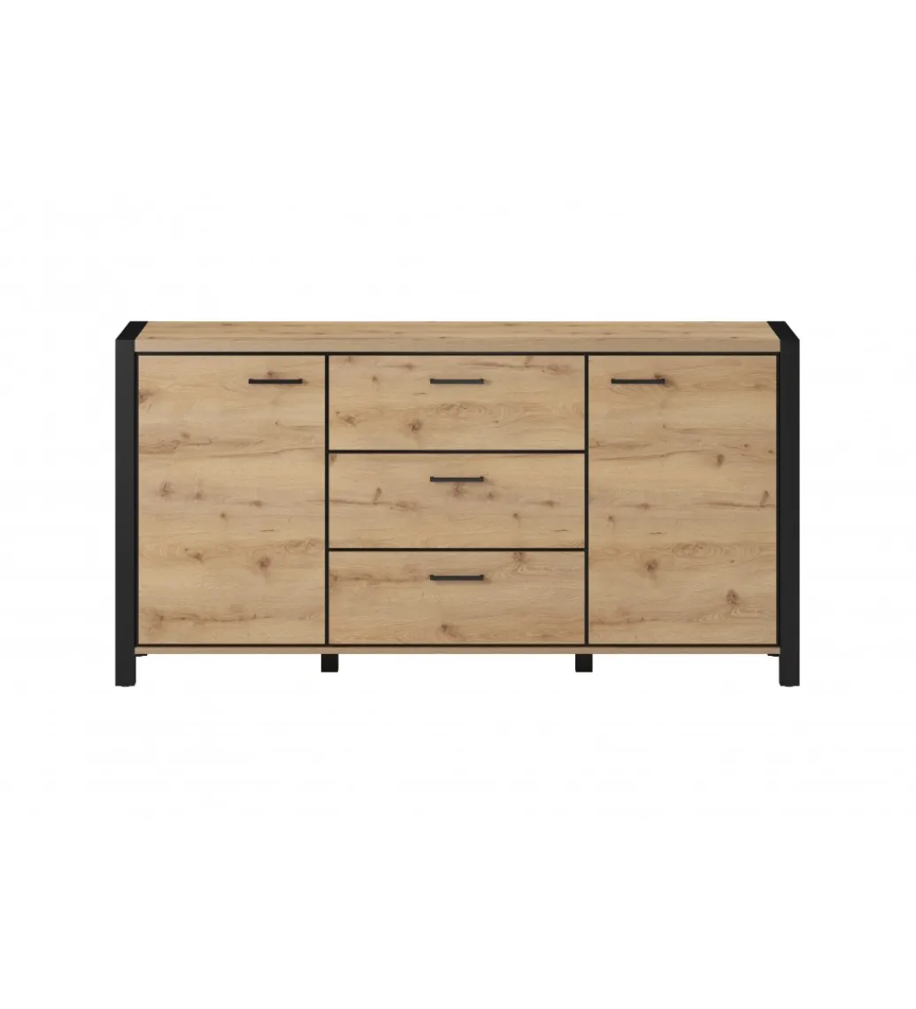 Komoda AKTIV 180 cm w optyce dąb Taurus*Helvetia Best
