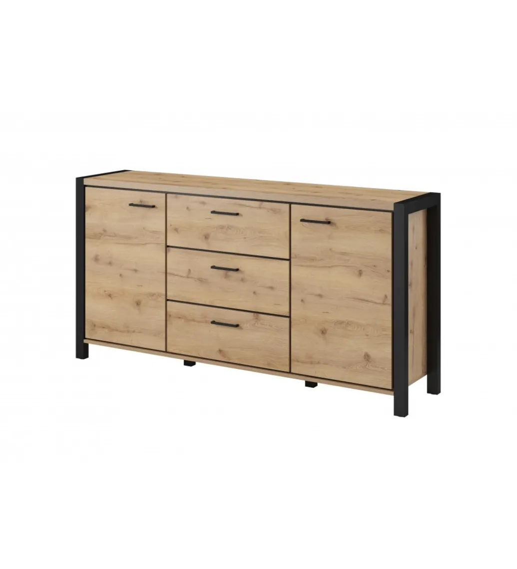 Komoda AKTIV 180 cm w optyce dąb Taurus*Helvetia Best