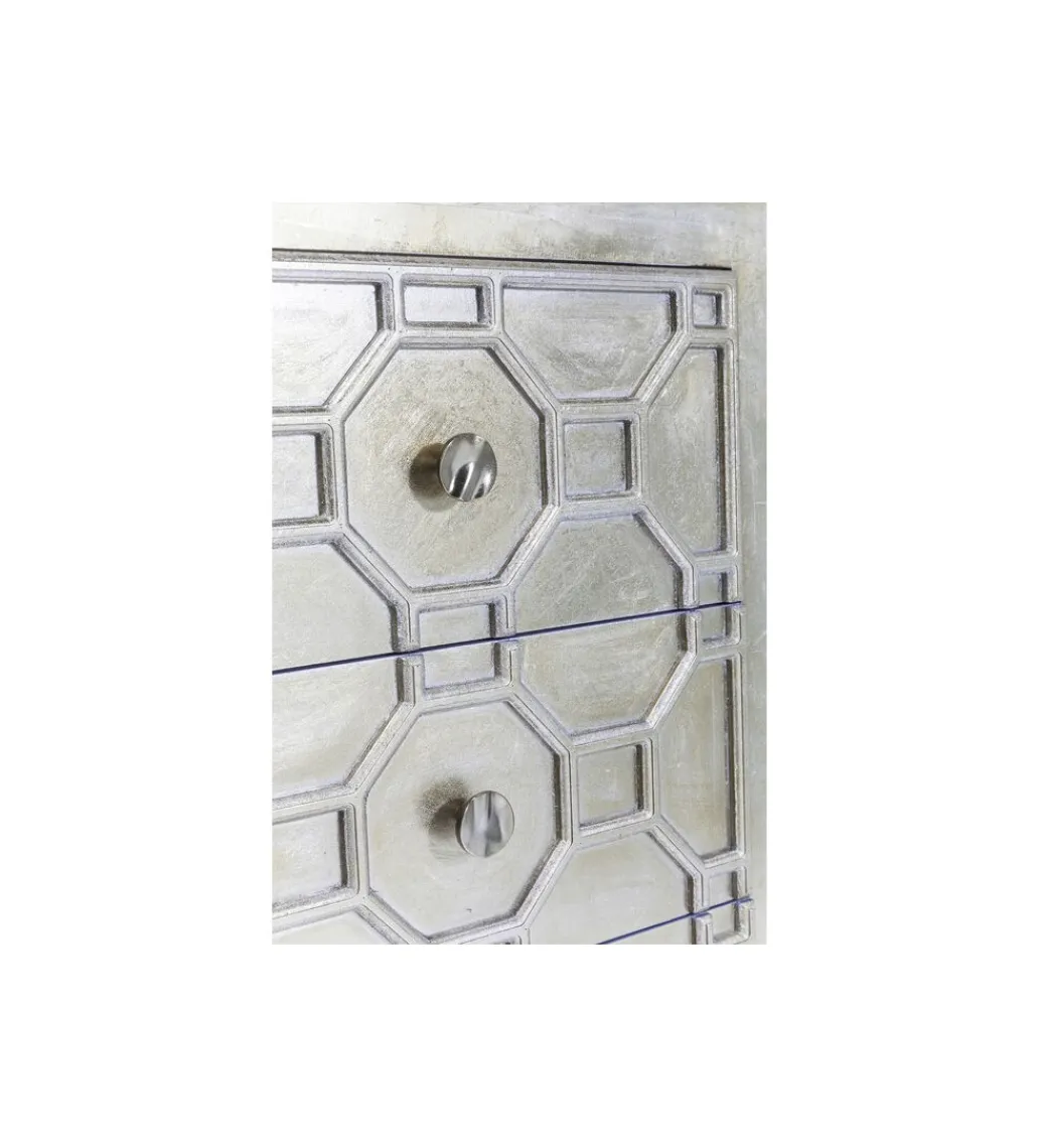 Komoda ALHAMBRA 107 cm srebrna*KARE Discount