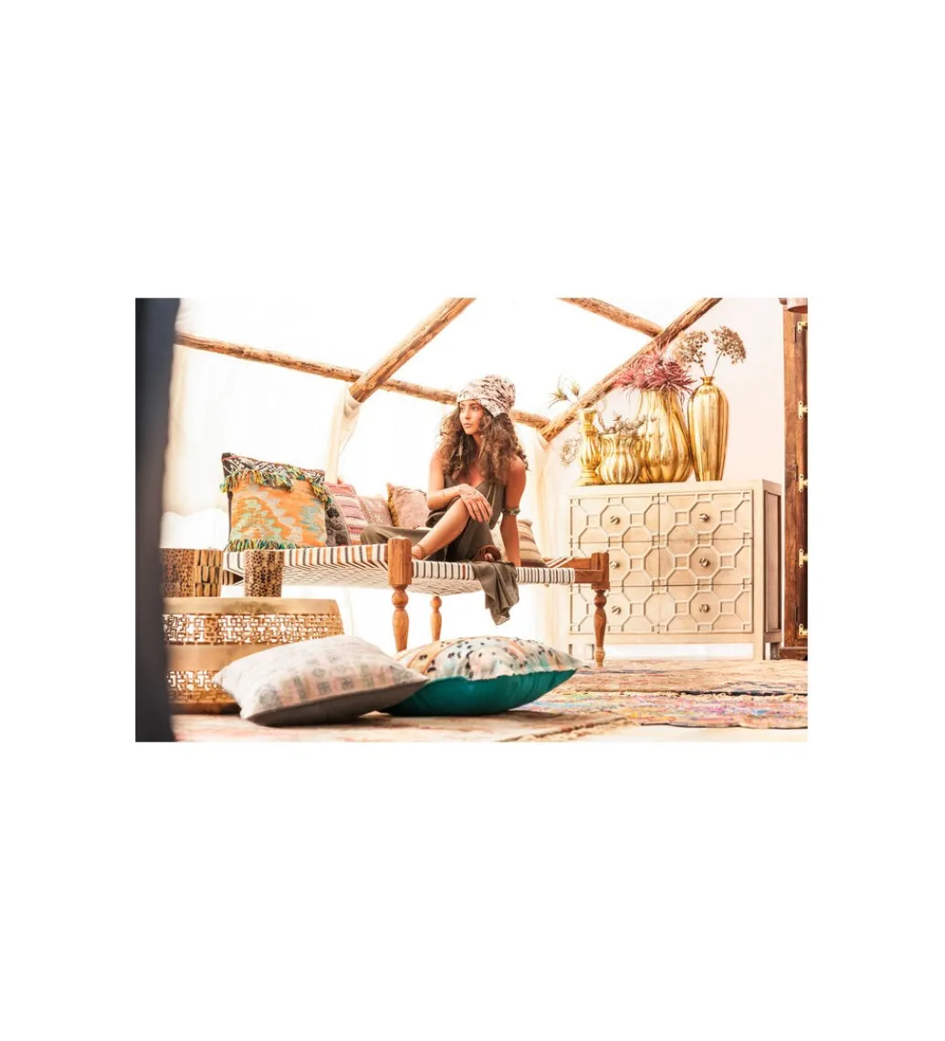 Komoda ALHAMBRA 107 cm srebrna*KARE Discount