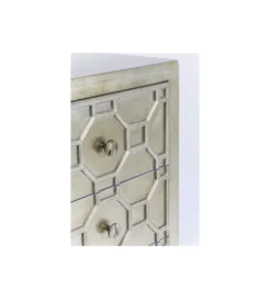 Komoda ALHAMBRA 107 cm srebrna*KARE Discount