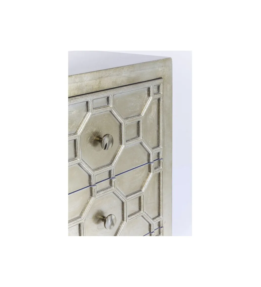 Komoda ALHAMBRA 107 cm srebrna*KARE Discount