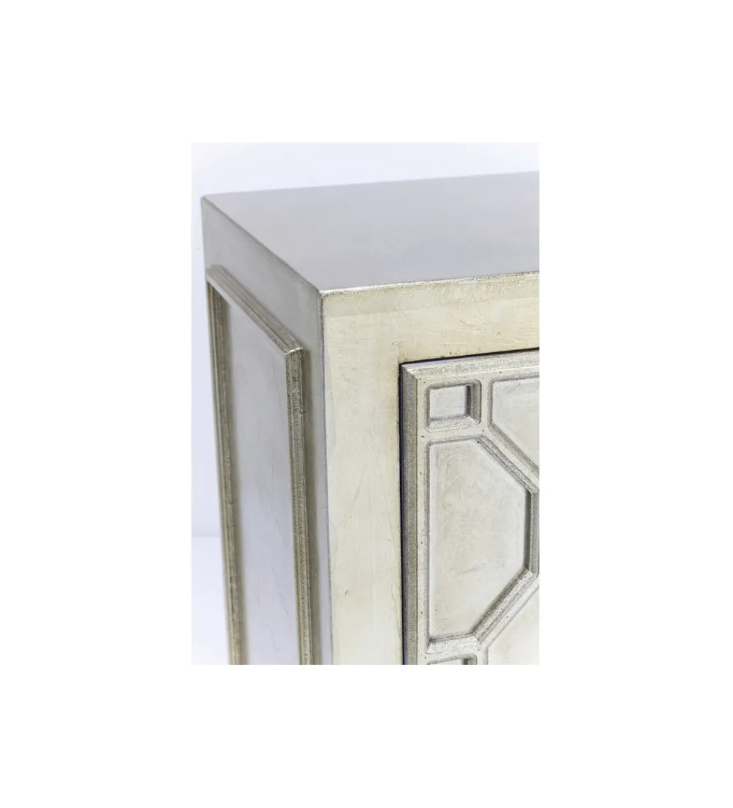 Komoda ALHAMBRA 107 cm srebrna*KARE Discount