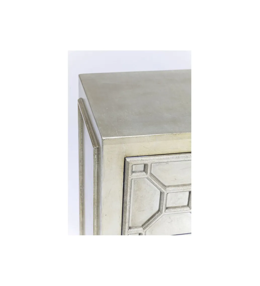Komoda ALHAMBRA 107 cm srebrna*KARE Discount