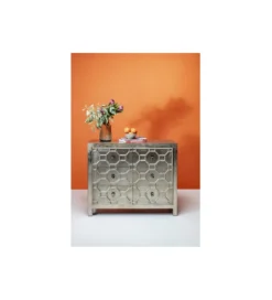Komoda ALHAMBRA 107 cm srebrna*KARE Discount