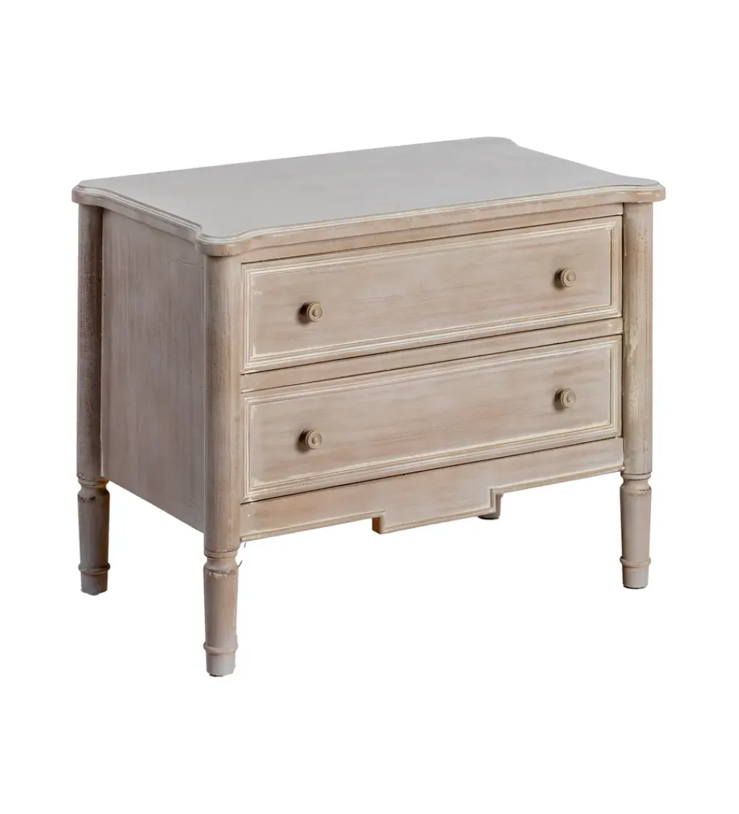 Komoda ALIEY 80 cm drewno jodła jasny brąz*Zona-Design New