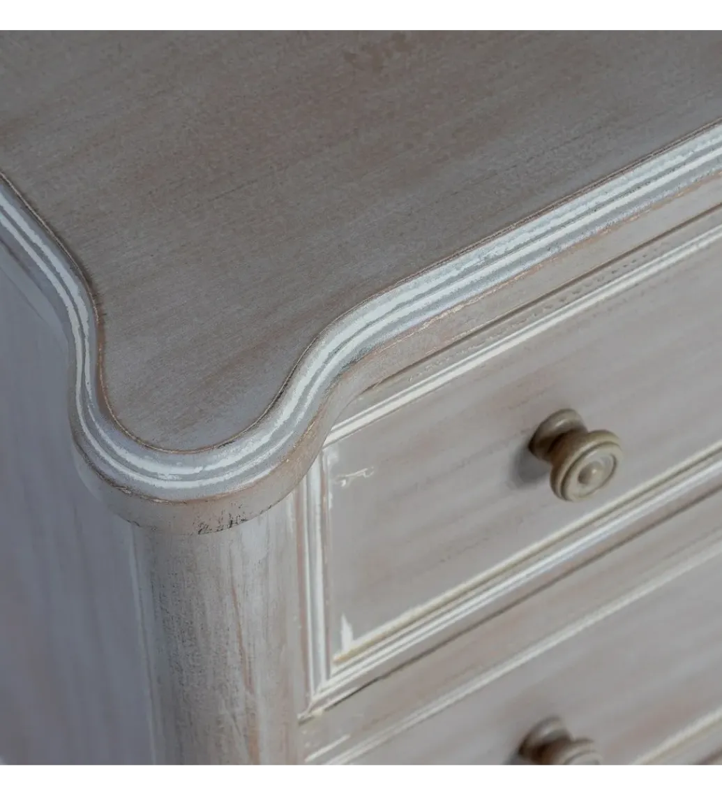 Komoda ALIEY 80 cm drewno jodła jasny brąz*Zona-Design New
