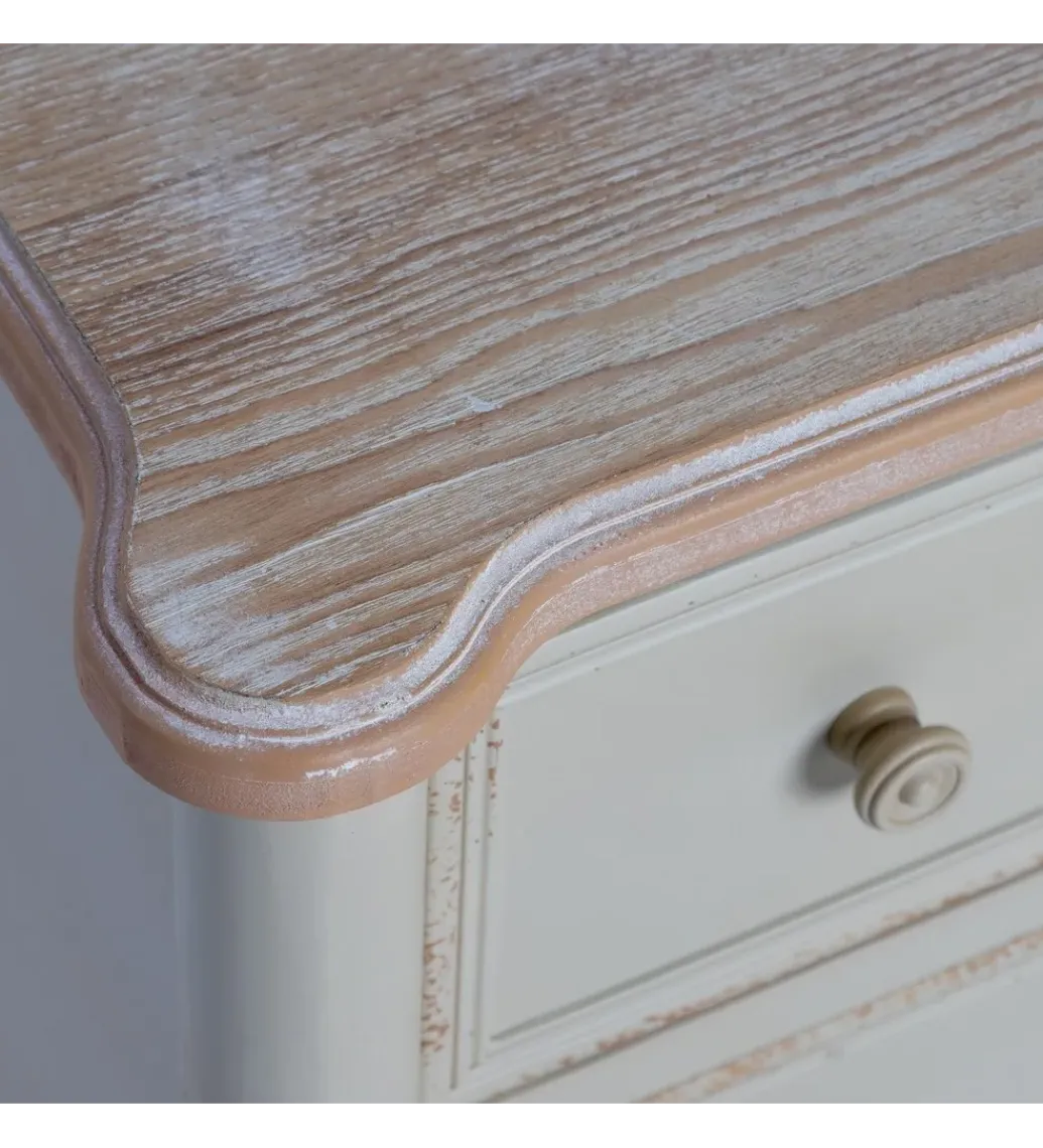 Komoda ALIEY 80 cm drewno jodła kremowy*Zona-Design Best