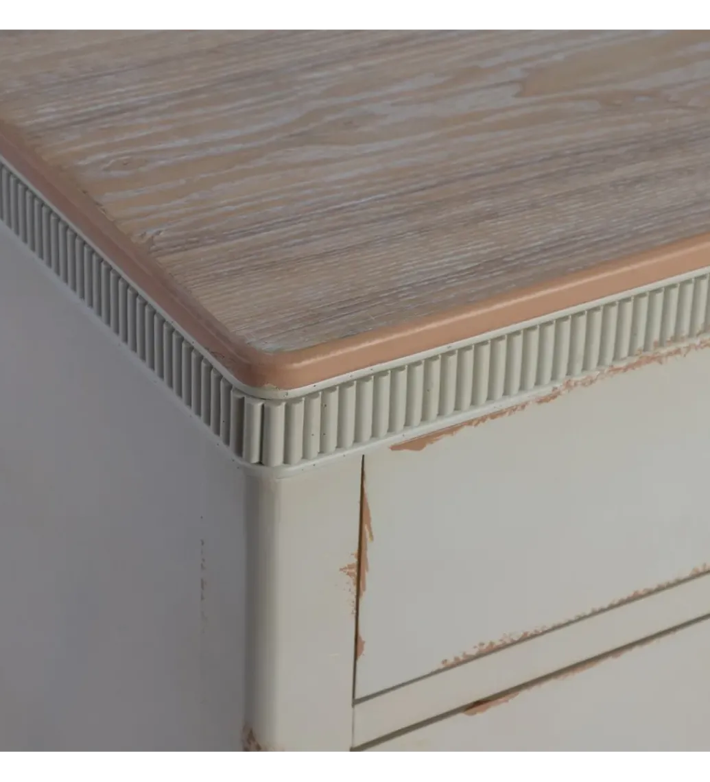 Komoda ALIEY 115 cm drewno jodła kremowy*Zona-Design Best