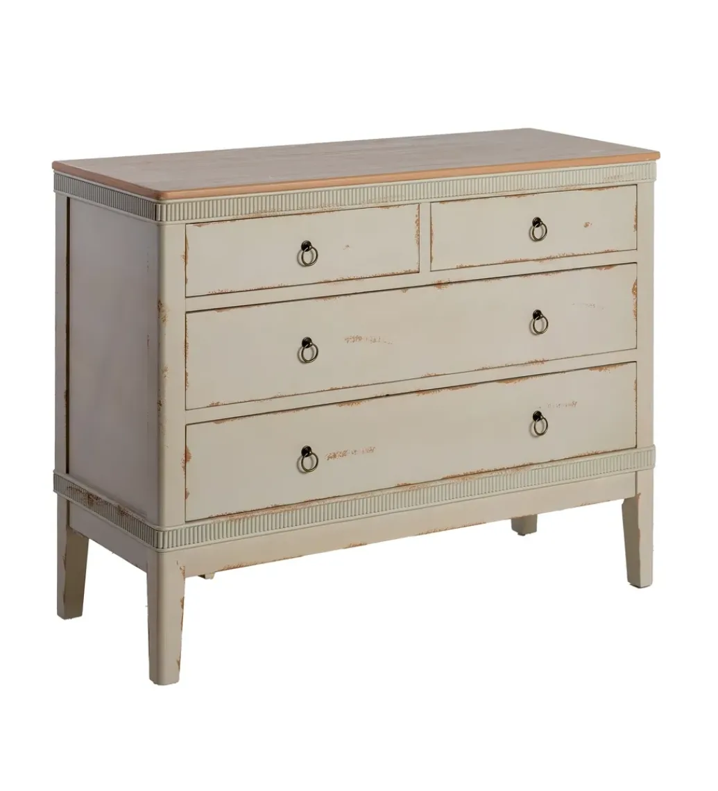 Komoda ALIEY 115 cm drewno jodła kremowy*Zona-Design Best