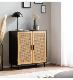 Komoda Ambert 80 cm czarna*WOHNLING, GERMANY