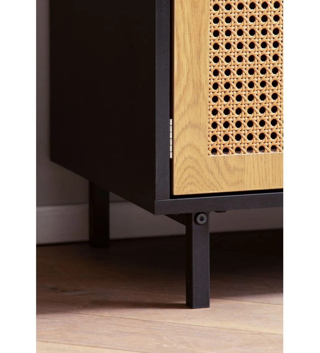 Komoda Ambert II 80 cm czarna*WOHNLING, GERMANY Best