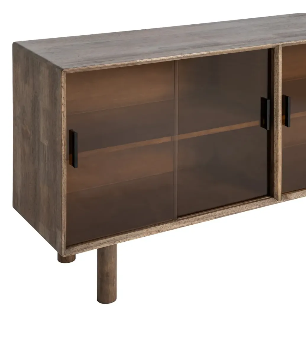 Komoda AMY 160 cm drewno kauczuk*Zona-Design