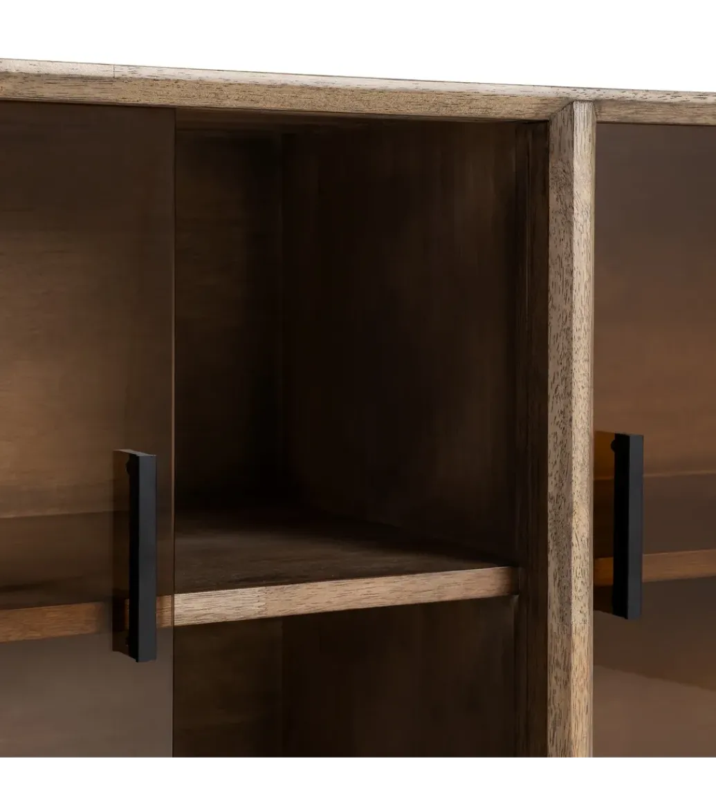 Komoda AMY 160 cm drewno kauczuk*Zona-Design