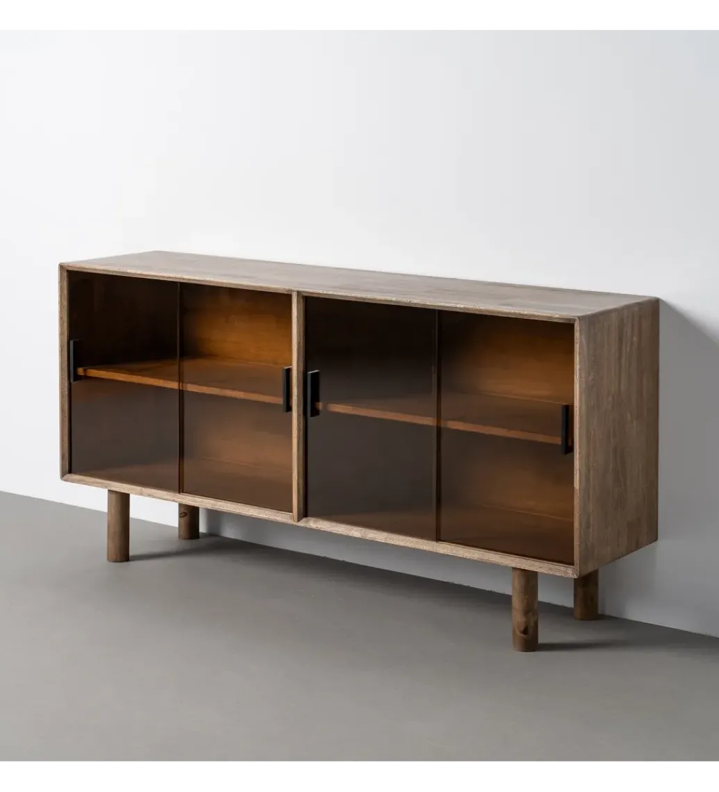 Komoda AMY 160 cm drewno kauczuk*Zona-Design