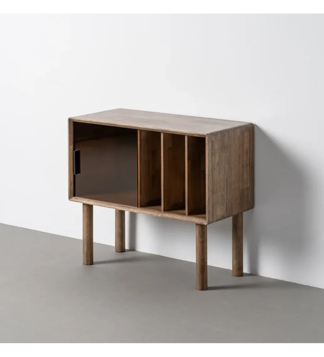 Komoda AMY 80 cm drewno kauczuk*Zona-Design Hot