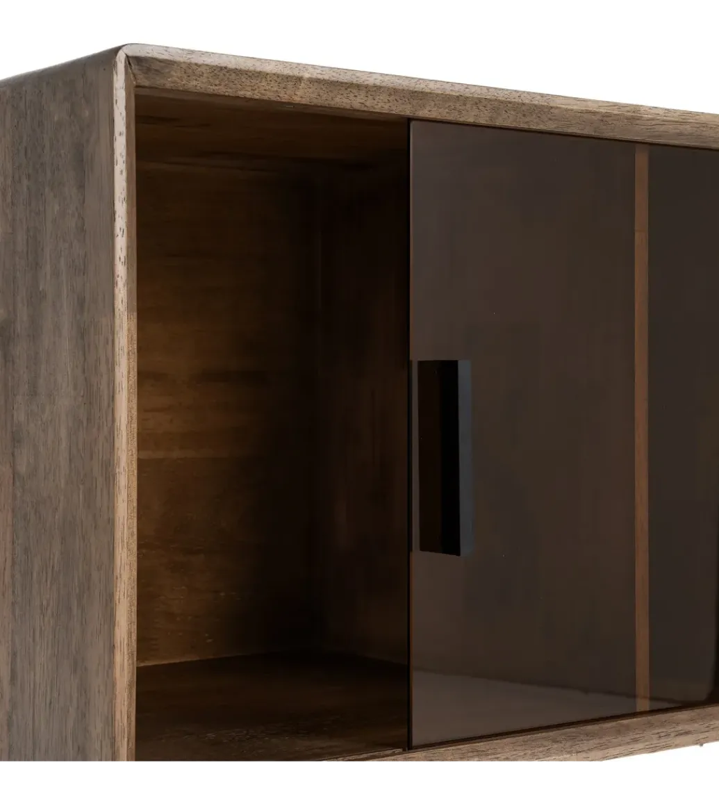 Komoda AMY 80 cm drewno kauczuk*Zona-Design Hot