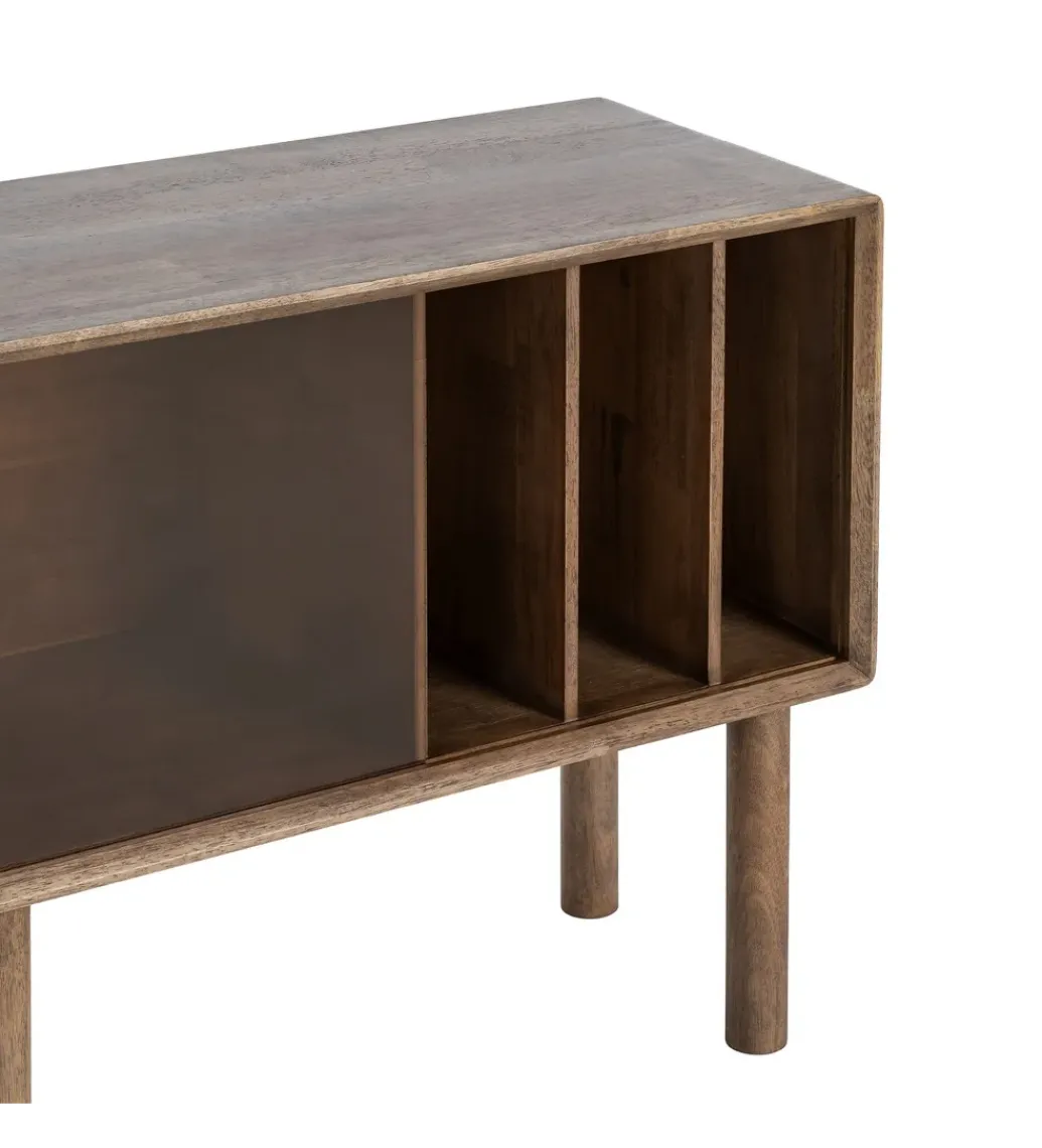 Komoda AMY 80 cm drewno kauczuk*Zona-Design Hot