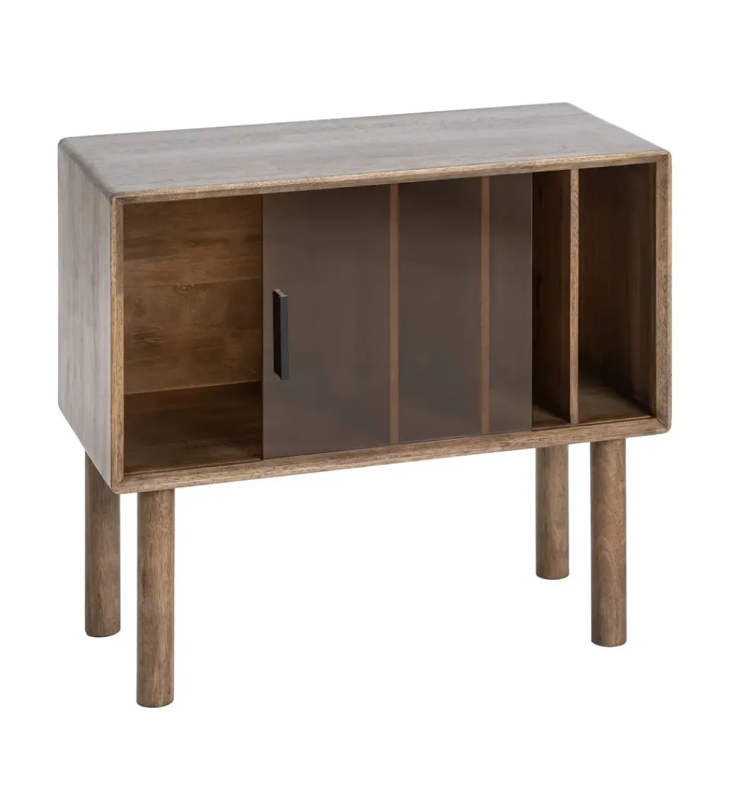 Komoda AMY 80 cm drewno kauczuk*Zona-Design Hot
