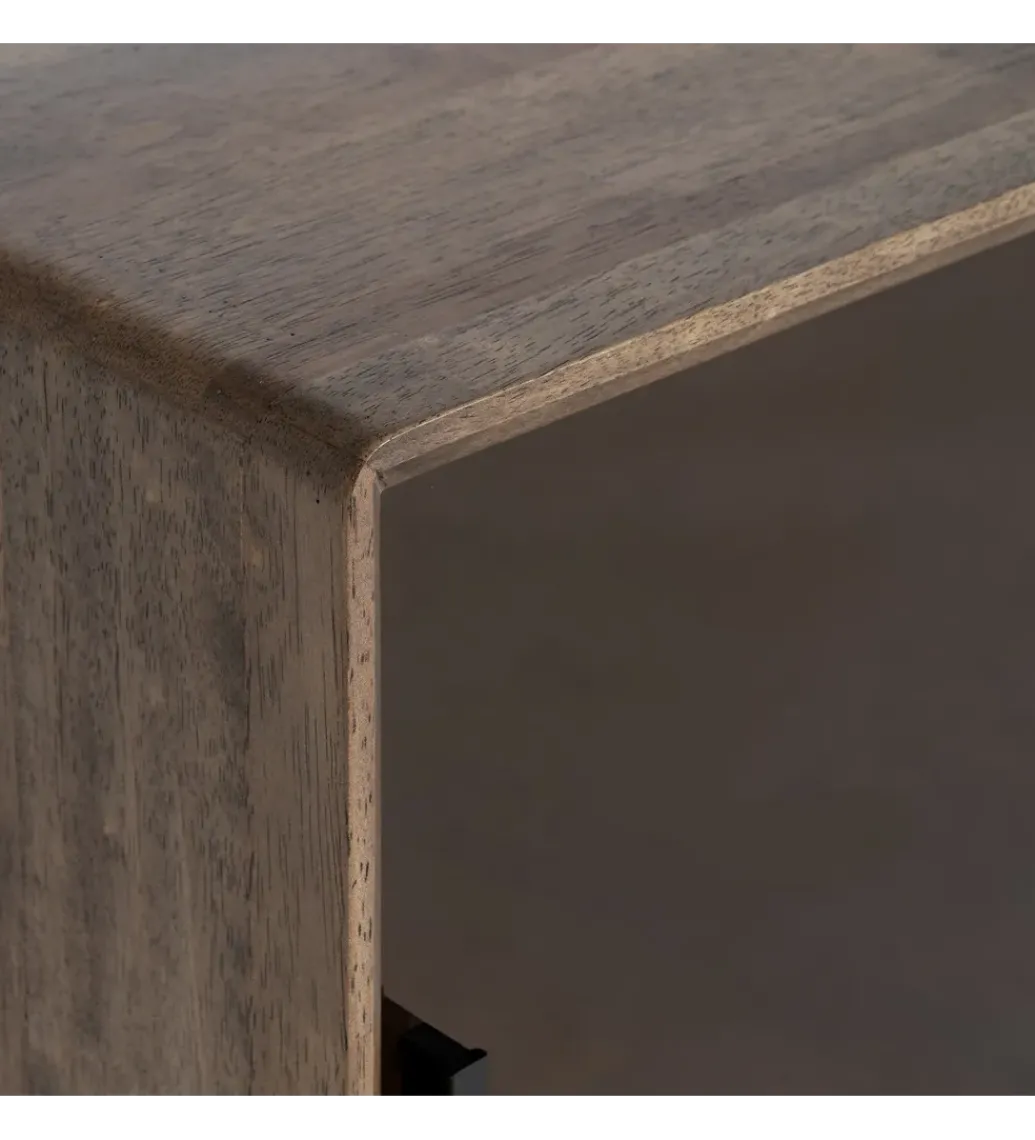 Komoda AMY 80 cm drewno kauczuk*Zona-Design Hot