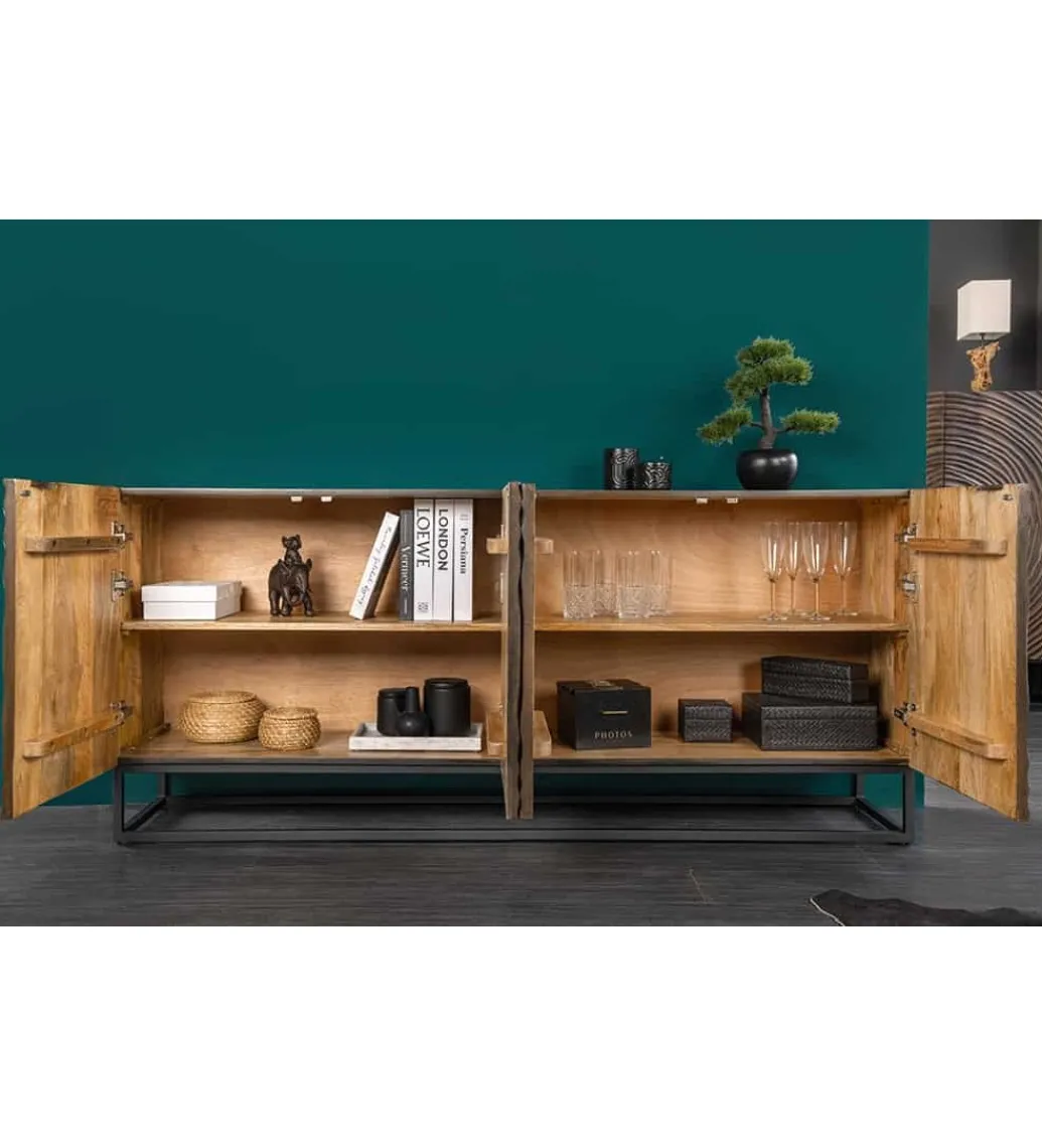 Komoda ANELLO 177 cm drewno mango brąz*Invicta Interior Hot