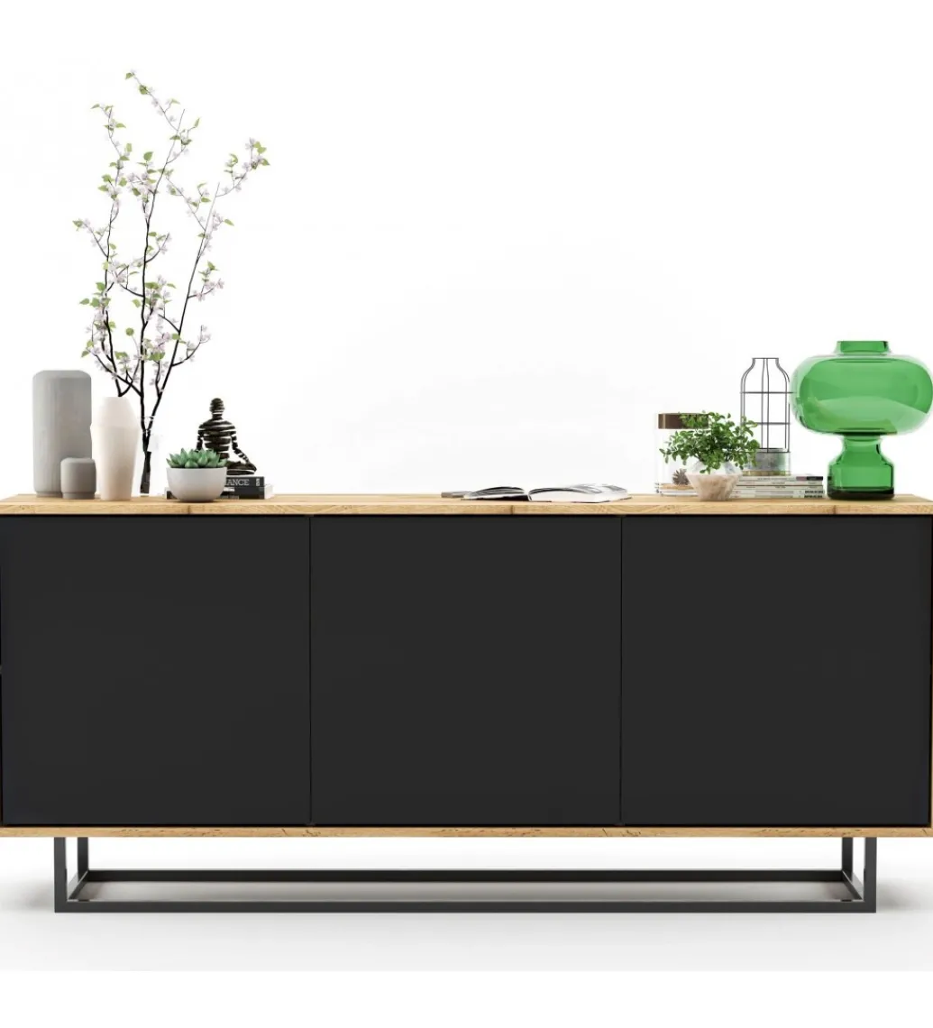 Komoda Apollo 168 cm czarna*Polski Design ML New