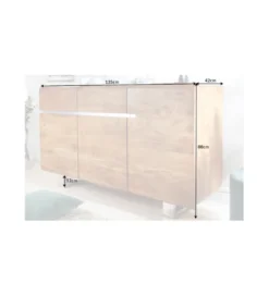 Komoda ARKTYKA Mammut 135 cm drewno akacja honey*Invicta Interior Hot