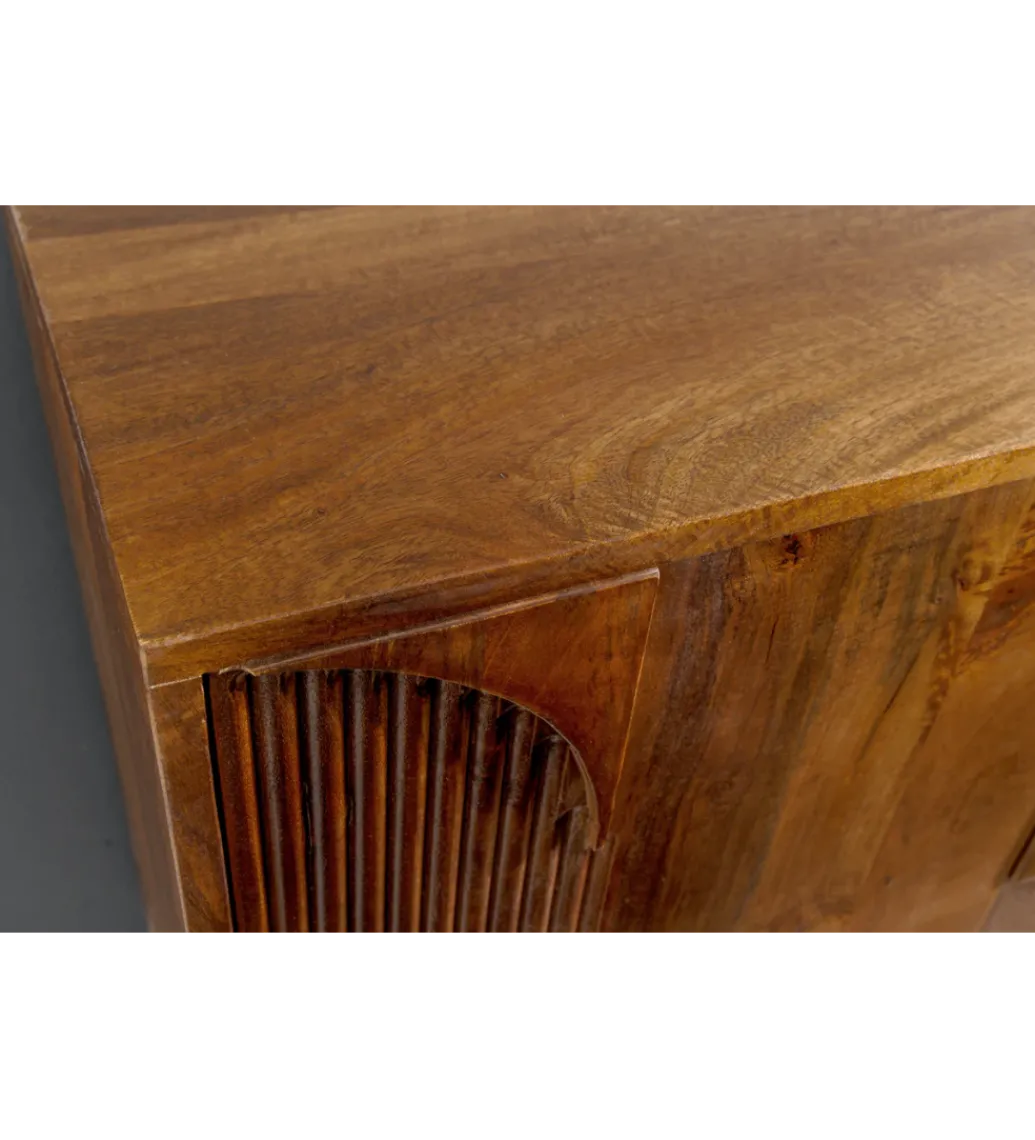 Komoda ART DECO 170 cm drewno mango brązowa*Invicta Interior - przedsprzedaż Best